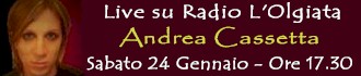 Andrea Cassetta Live su Radio L'Olgiata